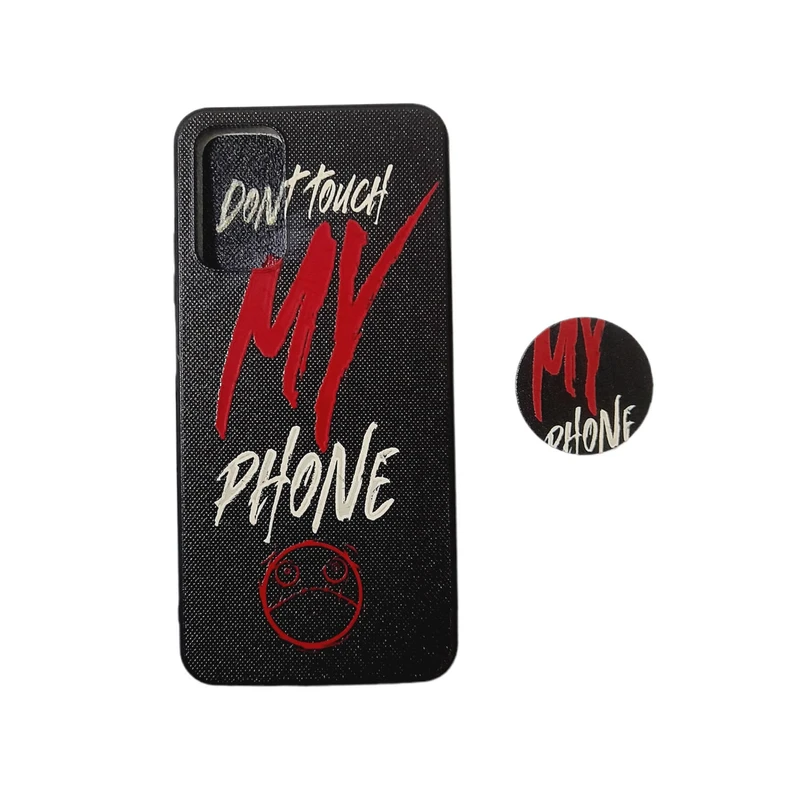 کاور طرح آبرنگی مدل a03s مناسب برای گوشی موبایل سامسونگ Galaxy A03S / A02S / M02S به همراه پاپ سوکت