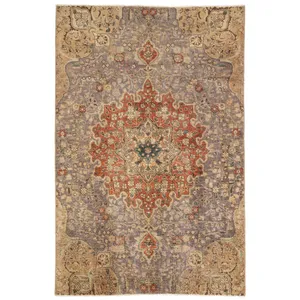 فرش دستباف رنگ شده دو و نیم متری سی پرشیا کد 813081