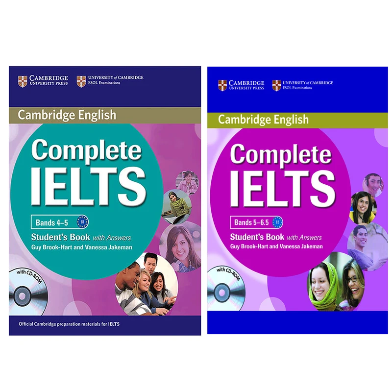 کتاب COMPLETE IELTS اثر GUY BROOK-HART AND VANESSA JAKEMAN انتشارات CAMBRIDGE دو جلدی