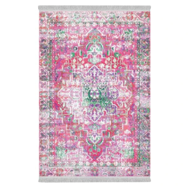 فرش پارچه‌ای دفه مدل فرشینه طرح مدرن  کد 8190