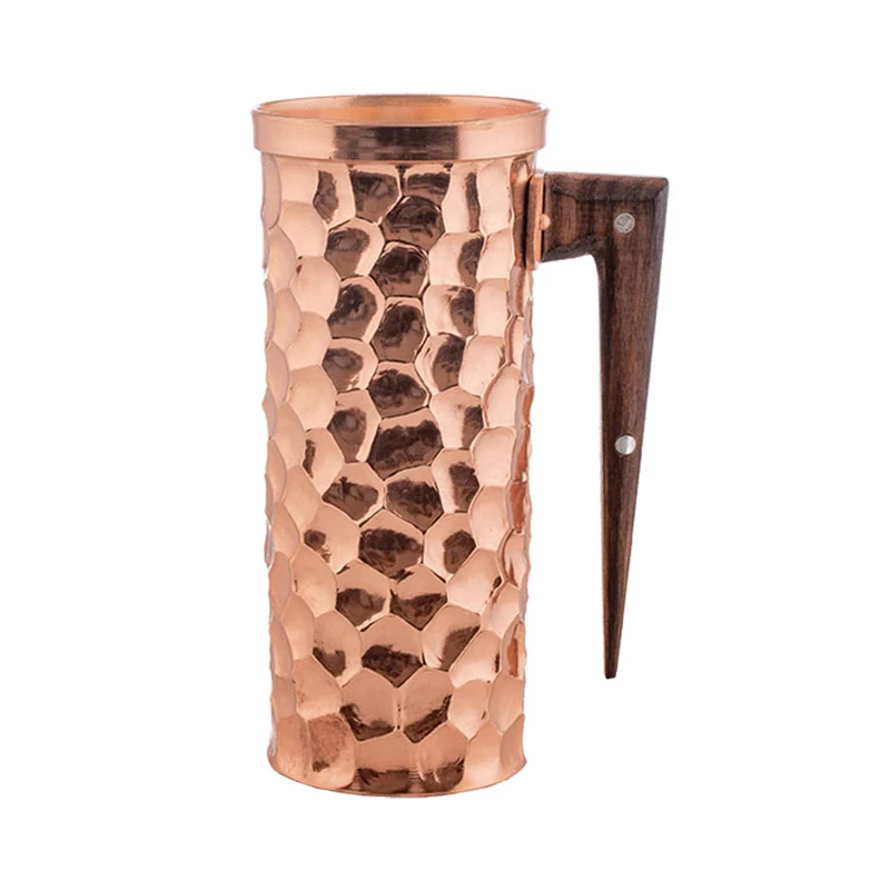 پارچ مسی سه بعدی طرح شش ضلعی کد ZH392.1 