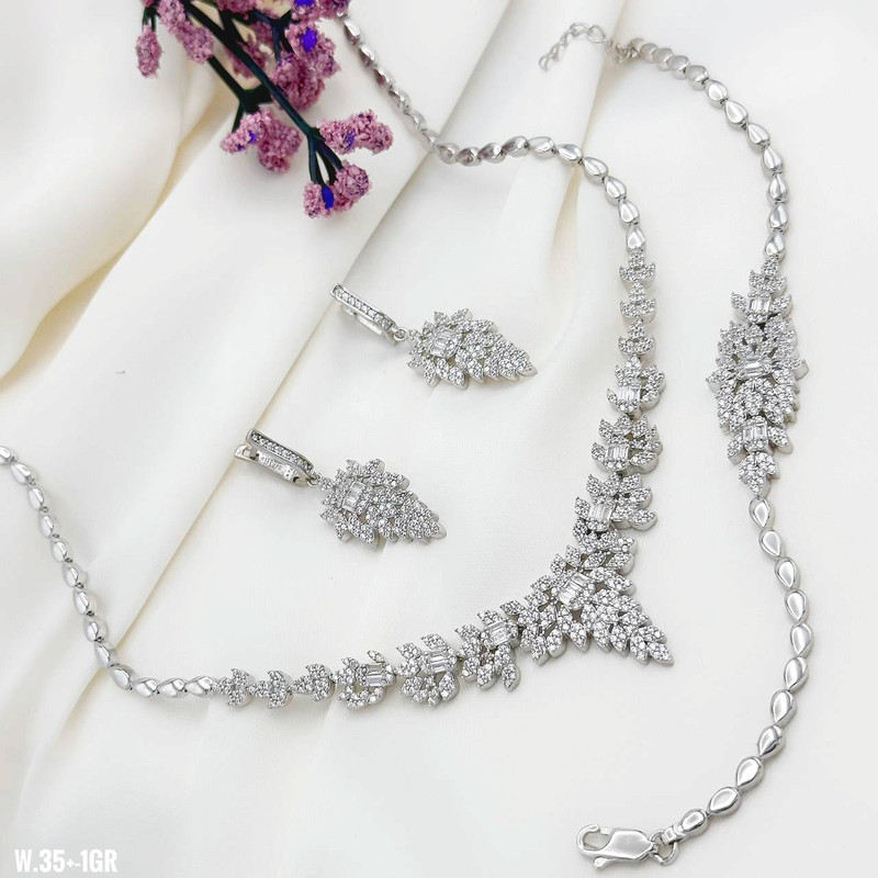 نیم ست نقره زنانه مدل 0176