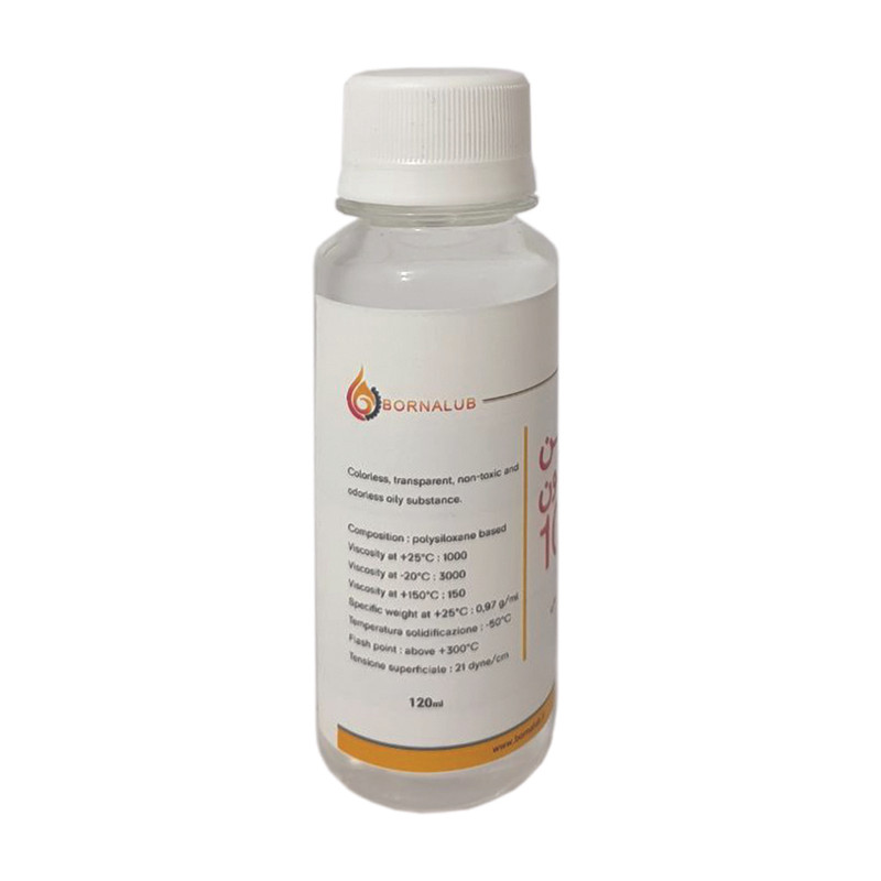 روغن سیلیکون 1000 مدل BORNALUB حجم 120 میلی لیتر روغن سیلیکون 1000 مدل BORNALUB حجم 120 میلی لیتر