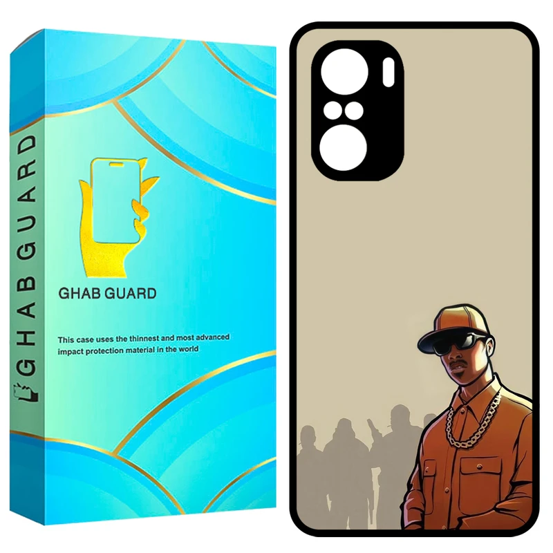 کاور قاب گارد طرح جی تی ای مدل GCHPF3 مناسب برای گوشی موبایل شیائومی Poco F3 / Redmi K40 / Redmi K40 Pro 