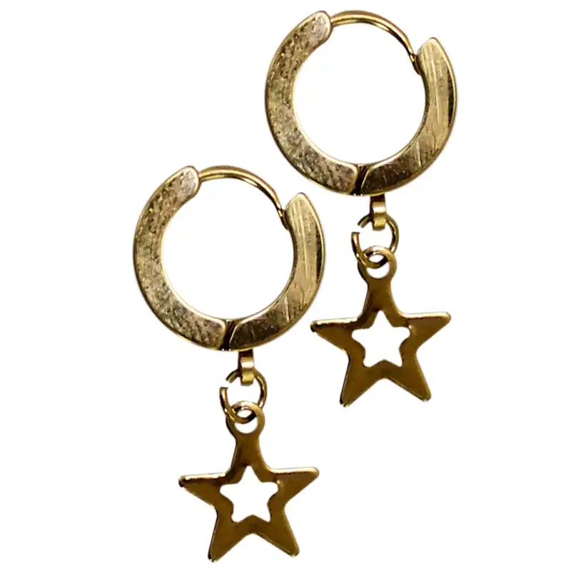 گوشواره زنانه طرح ستاره کد RKH_1409