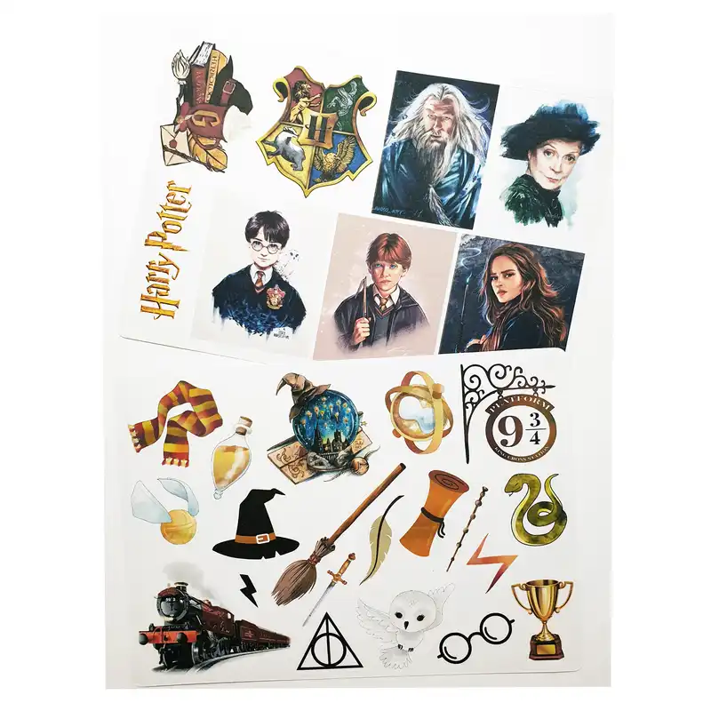 برچسب مدل هری پاتر طرح اسکرپ بوک مجموعه  2 عددی