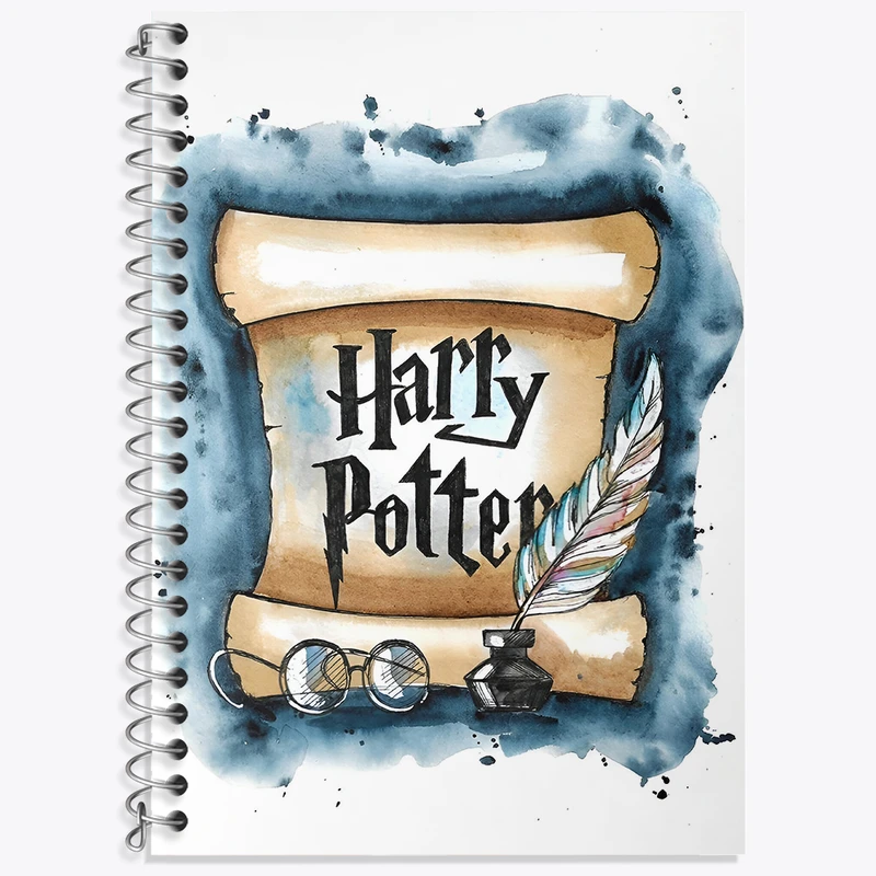 دفتر نت موسیقی 50 برگ خندالو طرح هری پاتر (Harry Potter) کد N4909