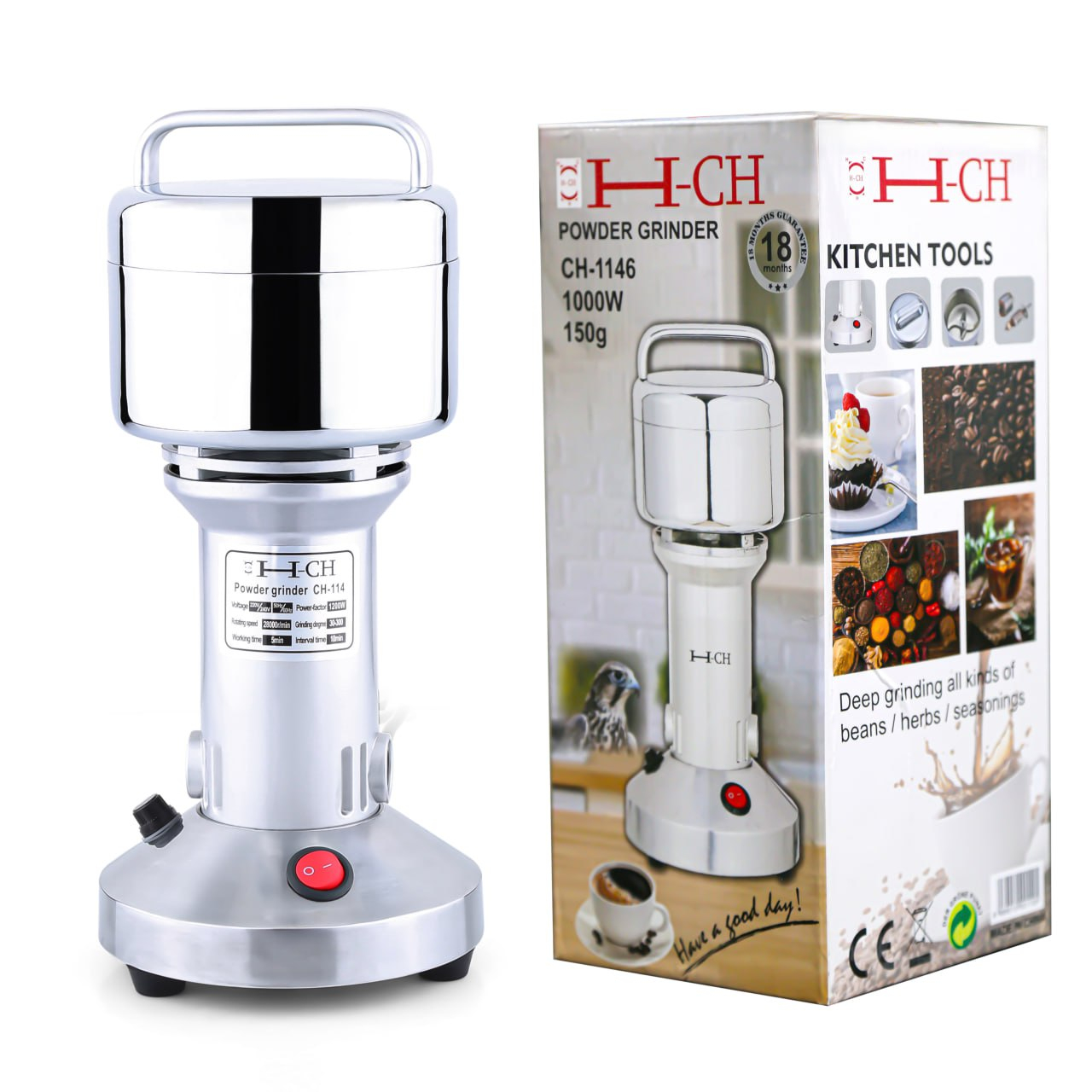 آسیاب صنعتی مدل  HCH150g