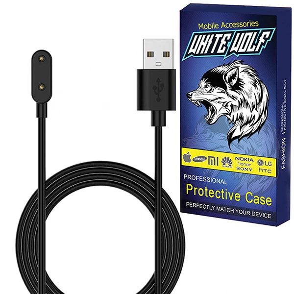 کابل شارژ وایت ولف مدل WF-Cable مناسب برای ساعت هوشمند آنر Band 6