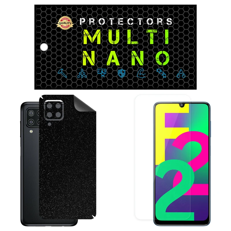 محافظ صفحه نمایش مولتی نانو مدل X-SFG مناسب برای گوشی موبایل سامسونگ Galaxy F22 به همراه برچسب پوششی