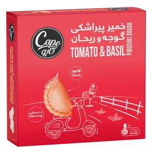 خمیر پیراشکی گوجه و ریحان - 500 گرم