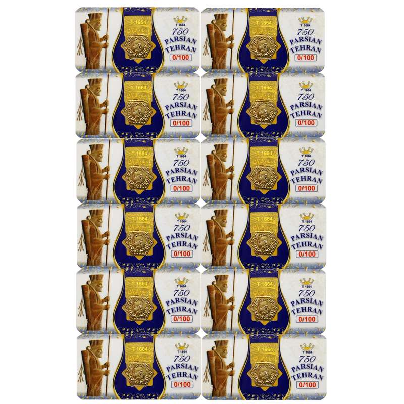 سکه گرمی طلا 18 عیار پئونی شاپ مدل پارسیان طهران PSH104 مجموعه 12 عددی