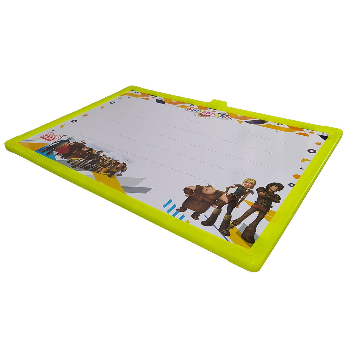 تخته وایت بورد ویان مدل EB75-Dragon-Trainers سایز 45 × 30 سانتی‌متر به همراه پاکن، ماژیک و گچ