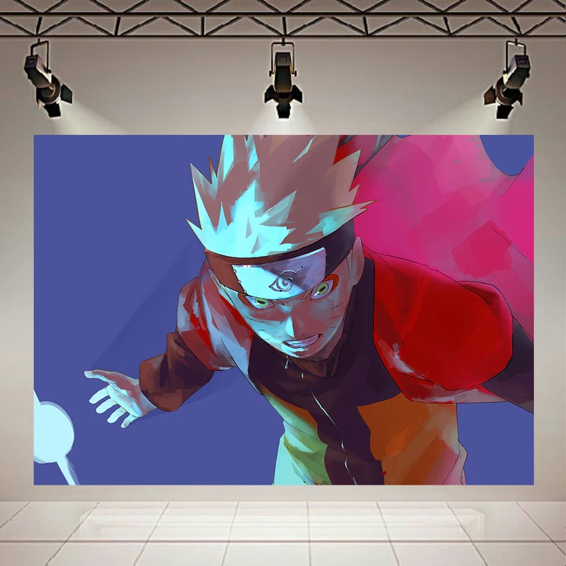 تابلو بوم طرح انیمه مدل Naruto Uzumaki کد AR2123