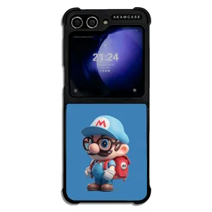 AKAM AMC-WSGZFLIP5-SUPER MARIO9 Cover For Samsung Galaxy Z Flip 5