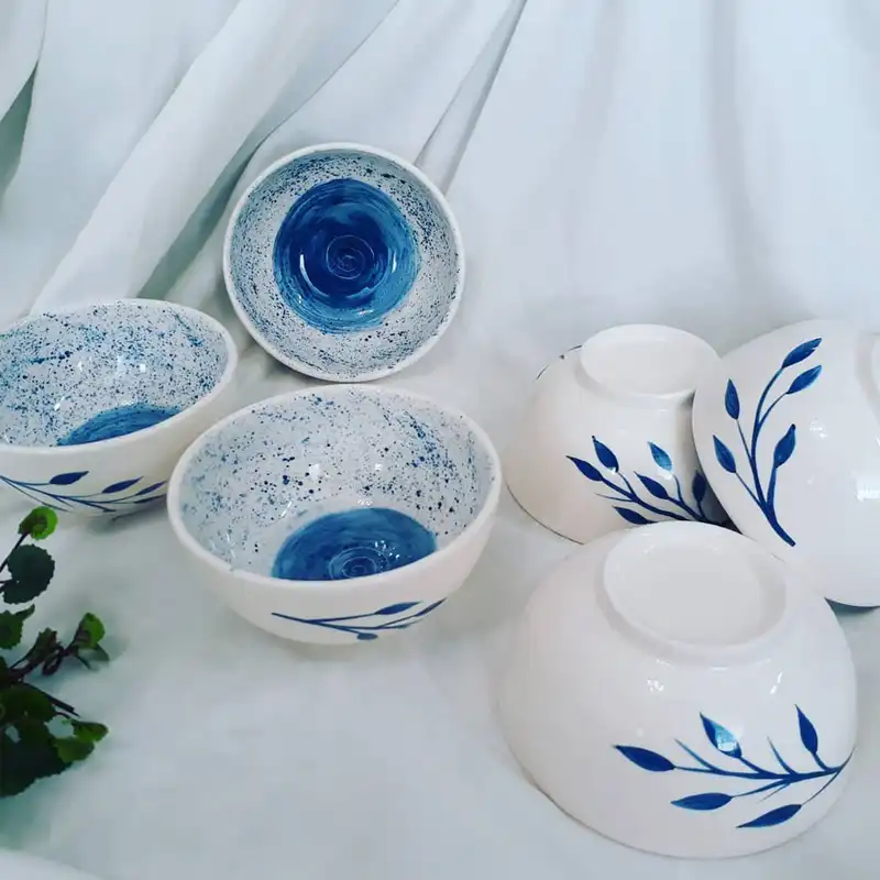 کاسه سرامیکی مدل آبگوشت خوری کد KA3-A بسته 6 عددی