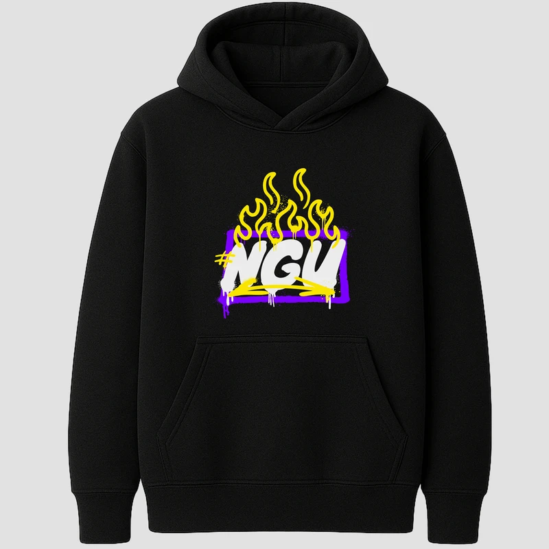 هودی مردانه مدل باکسی طرح ngu