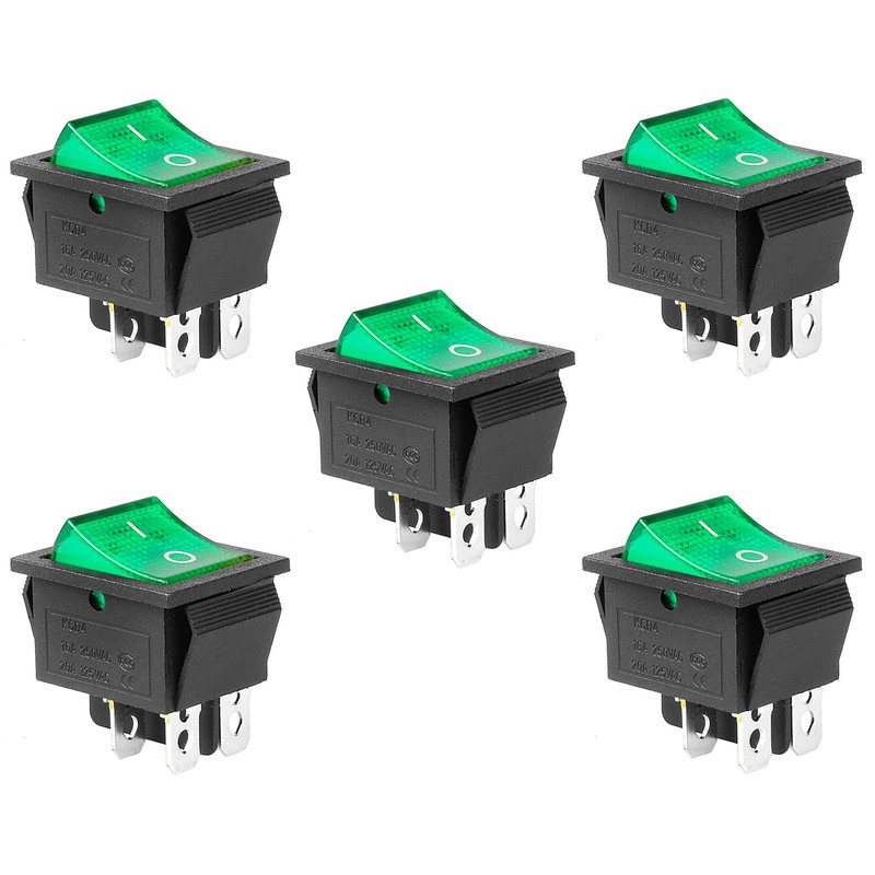 کلید راکر مدل 4 پایه کد KCD4 بسته 5 عددی کلید راکر مدل 4 پایه کد KCD4 بسته 5 عددی