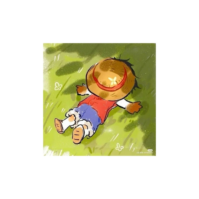 استیکر لپ تاپ و موبایل مدل انیمه طرح وان پیس مانکی دی لوفی one piece Monkey D Luffy کد 6337