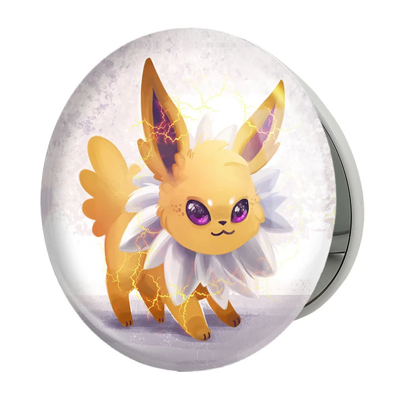 آینه جیبی خندالو طرح تندرز انیمه پوکمون مدل تاشو کد 17371 