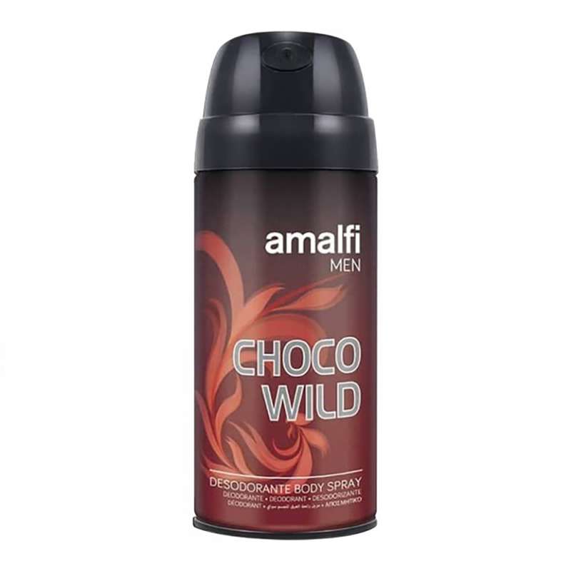 اسپری بدن مردانه آمالفی مدل CHOCO WILD حجم 150 میلی لیتر