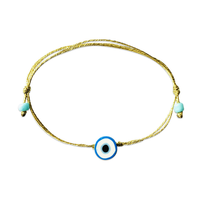 دستبند دخترانه طرح چشم نظر دستبند دخترانه طرح چشم نظر