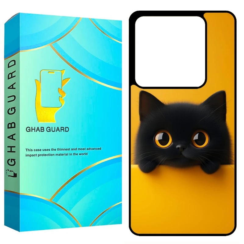 کاور قاب گارد طرح گربه مدل GCHPX6 مناسب برای گوشی موبایل شیائومی Redmi Note 13 Pro 5G / Poco X6 5G