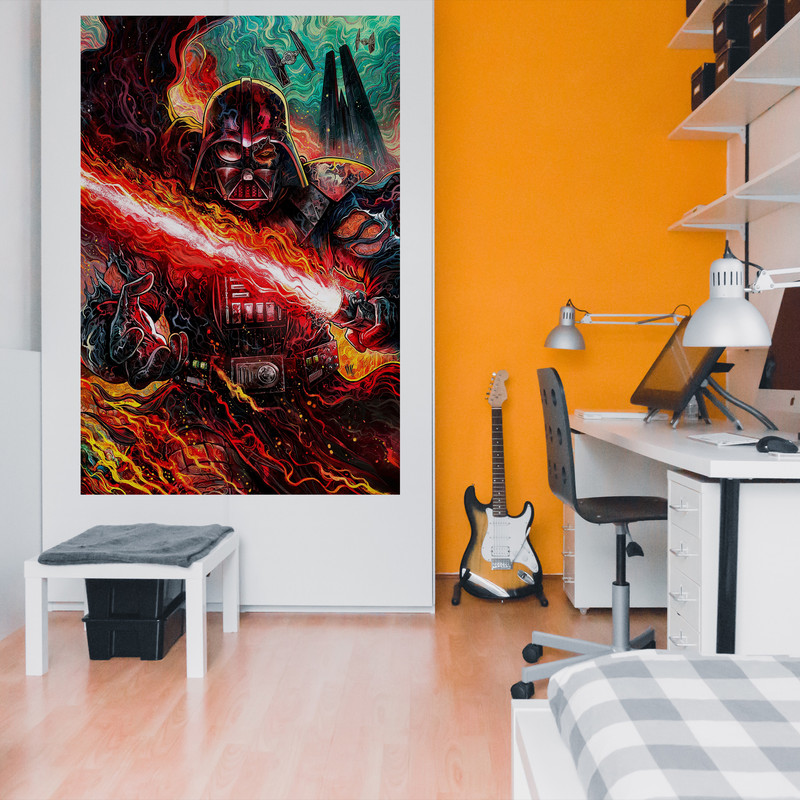 تابلو شاسی مدل گیمینگ طرح کمیک پوستری جنگ ستارگان star wars کد 1201 تابلو شاسی مدل گیمینگ طرح کمیک پوستری جنگ ستارگان star wars کد 1201