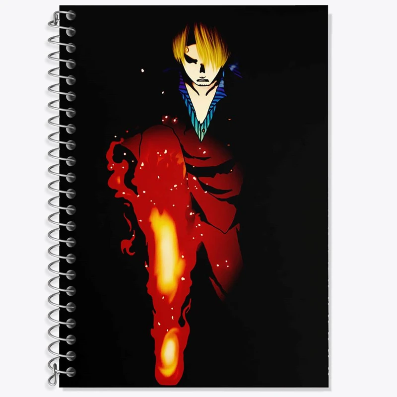 دفتر لغت 50 برگ خندالو مدل سانجی انیمه وان پیس One Piece کد 17296