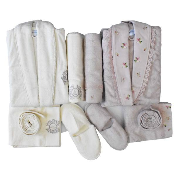 سرویس حوله پالتویی 8 تکه دانتلا ویتا کد 872255