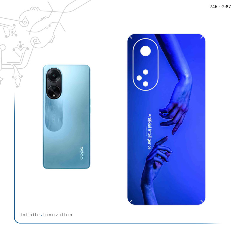 برچسب پوششی ماهوت مدل Artificial intelligence 1 مناسب برای گوشی موبایل اپو A98