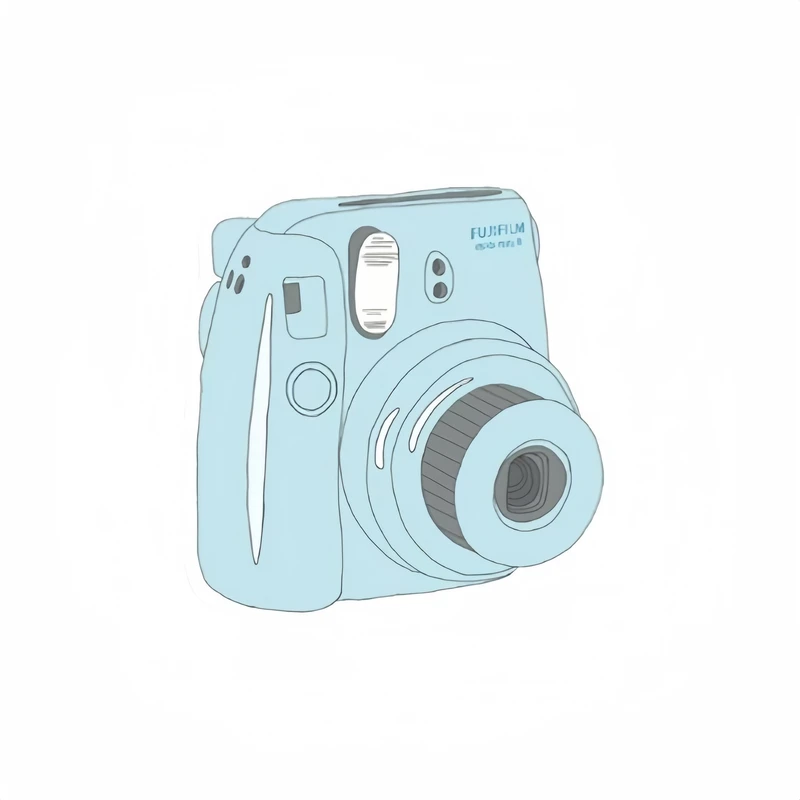 برچسب مدل دوربین آبی