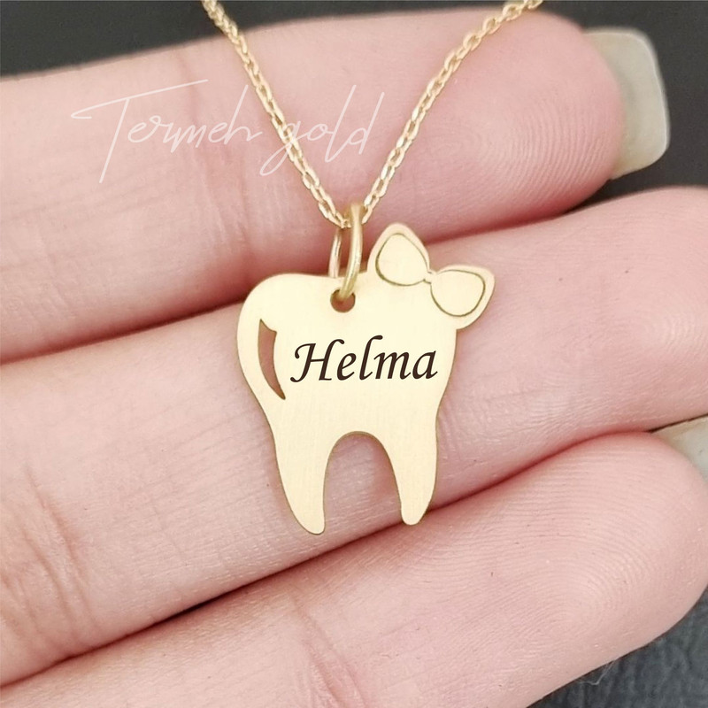 گردنبند طلا 18 عیار بچگانه لیردا مدل اسم هلما کد 20201 گردنبند طلا 18 عیار بچگانه لیردا مدل اسم هلما کد 20201