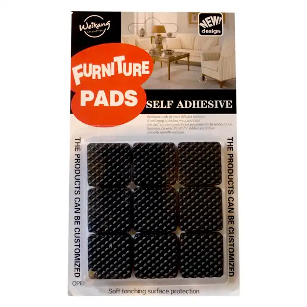 پد پایه مبل ویکانگ مدل M25x25-18 بسته 18 عددی