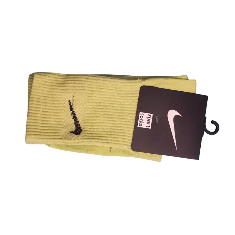 جوراب ورزشی ساق بلند زنانه مدل کش انگلیسی کد NP6005 مجموعه 3 عددی