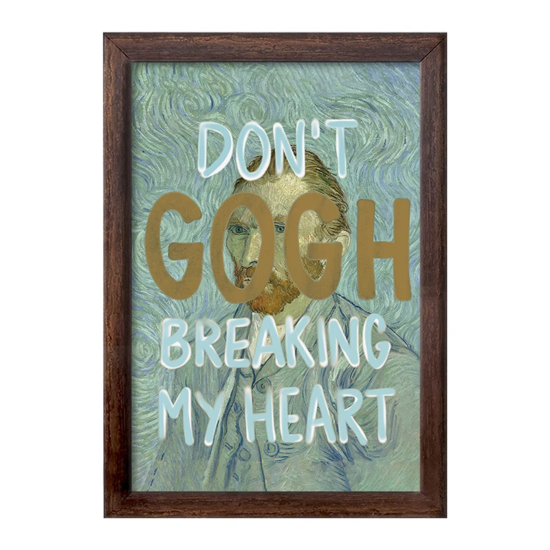 تابلو خندالو طرح ونسان ونگوگ کد F163