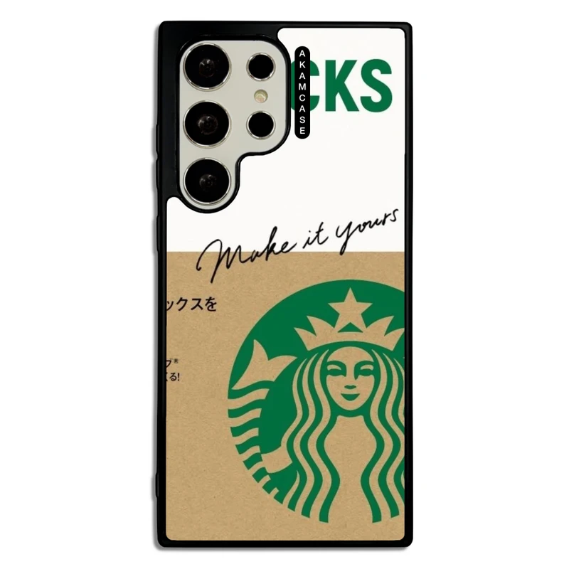 کاور آکام مدل AMCWSGS23U-STARBUCKS6 مناسب برای گوشی موبایل سامسونگ Galaxy S23 Ultra