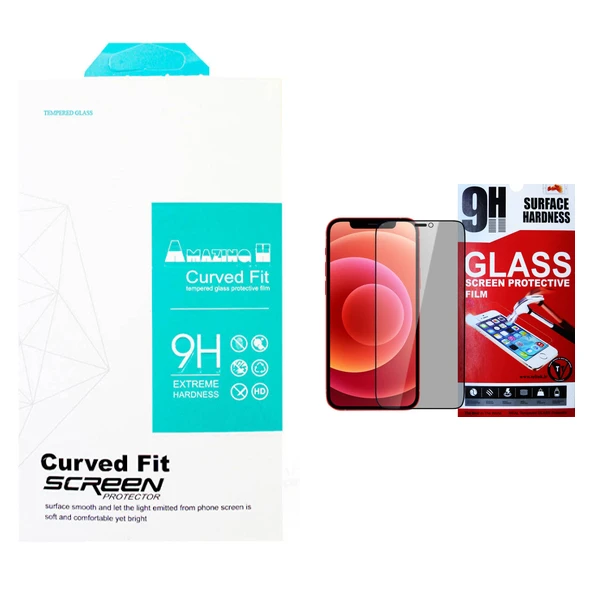 محافظ صفحه نمایش حریم شخصی مدل AMAZING مناسب برای گوشی موبایل اپل Iphone 12 Pro MAX