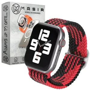  Masir Braided Bicolor Solo Strap suitable for Apple Watch Series 9 45mm