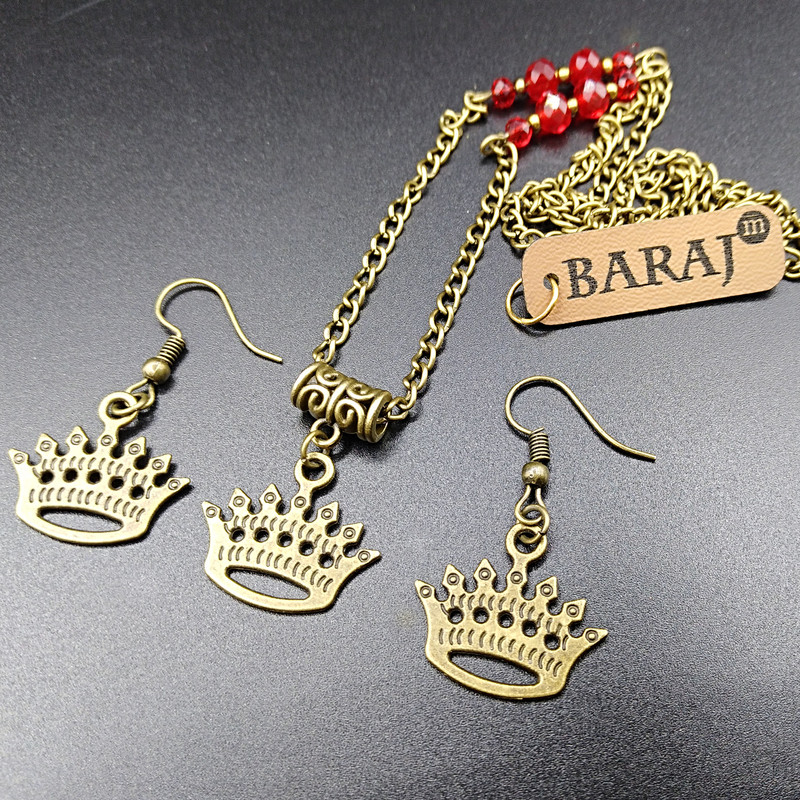 نیم ست زنانه باراج من مدل تاج کد S-TA