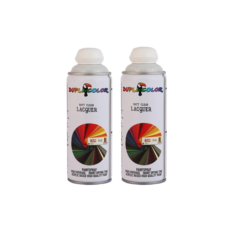 اسپری کیلر مات دوپلی کالر مدل Lacquer حجم 400 میلی لیتر مجموعه 2 عددی 