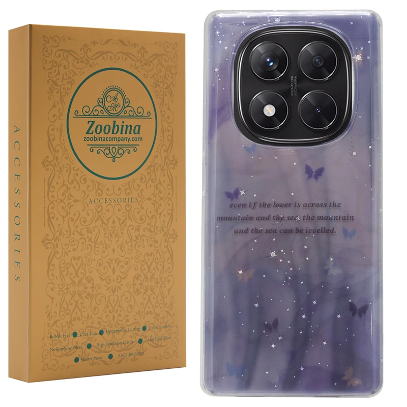 کاور زوبینا مدل Hena مناسب برای گوشی موبایل شیائومی Redmi Note 14 Pro 4G