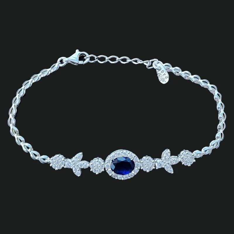 دستبند نقره زنانه مسعود جلالی نقره کار مدل 30609 - - 1