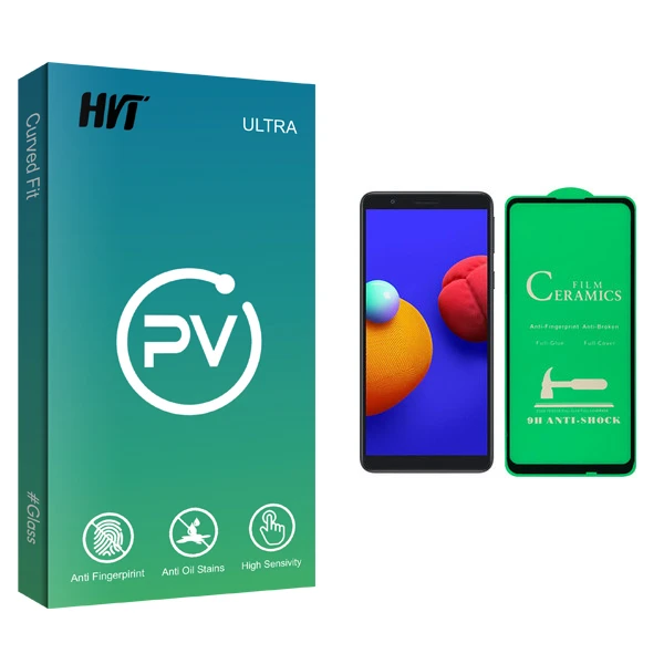 محافظ صفحه نمایش سرامیکی اچ وی تی مدل PV glass مناسب برای گوشی موبایل سامسونگ Galaxy A01 Core