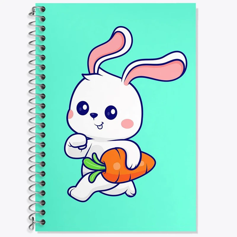 دفتر لغت 50 برگ خندالو مدل حیوانات بامزه خرگوش کد 29732