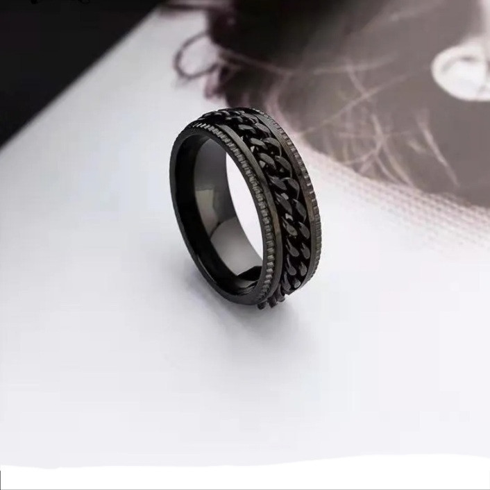 انگشتر مردانه مدل زنجیری