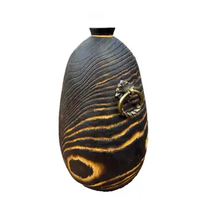 گلدان چوبی چوب ون مدل ch01