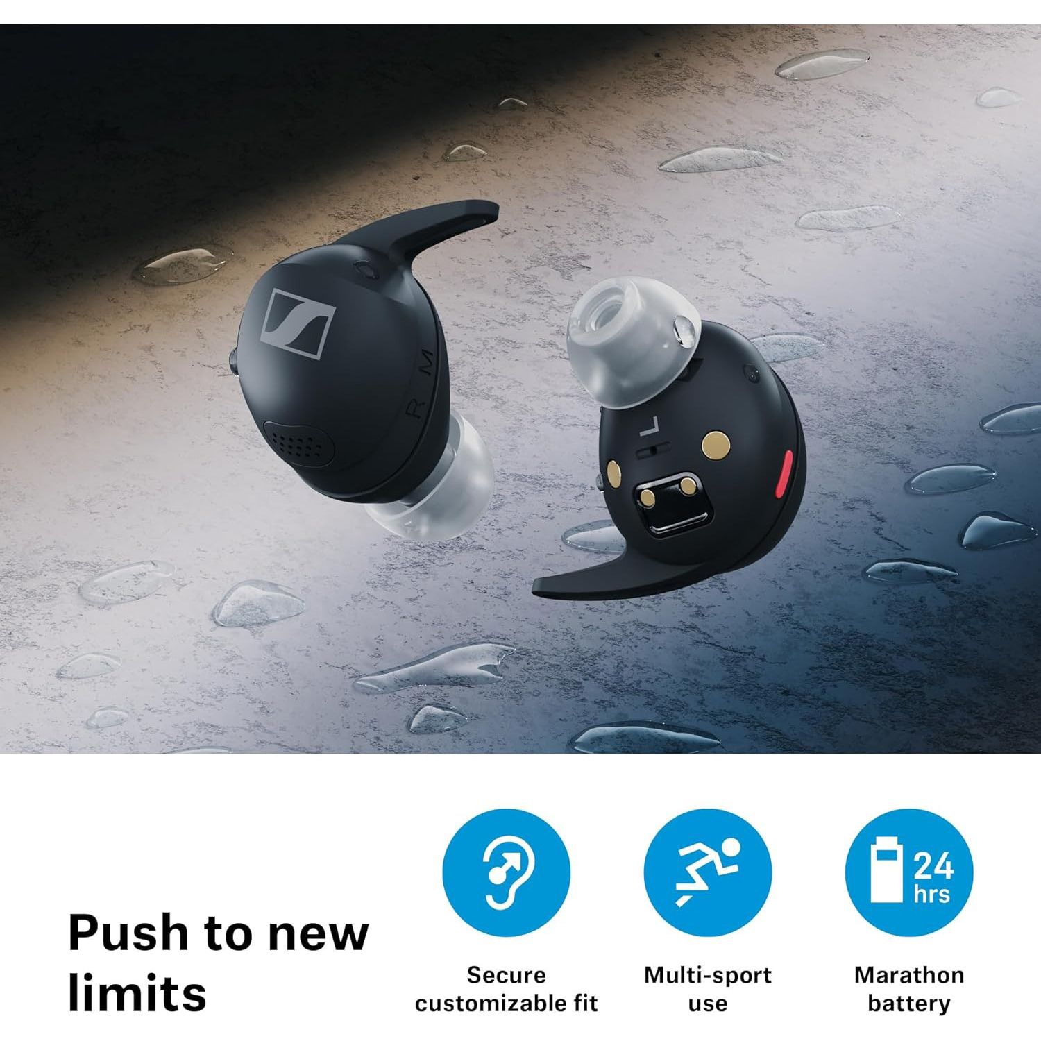 هدفون بلوتوثی سنهایزر مدل Momentum Sport TWS -  - 7