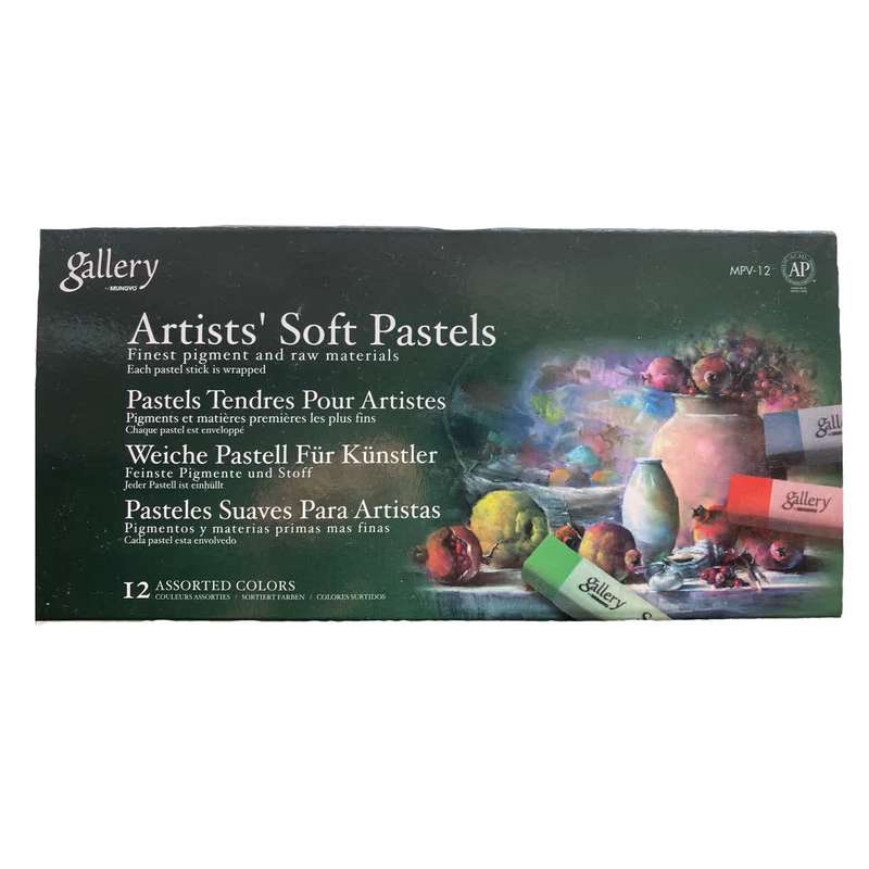 پاستل گچی 12 رنگ گالری مدل artists soft pastels پاستل گچی 12 رنگ گالری مدل artists soft pastels
