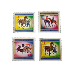 تمبر یادگاری مدل تاریخی کد bc-1405 مجموعه 4 عددی